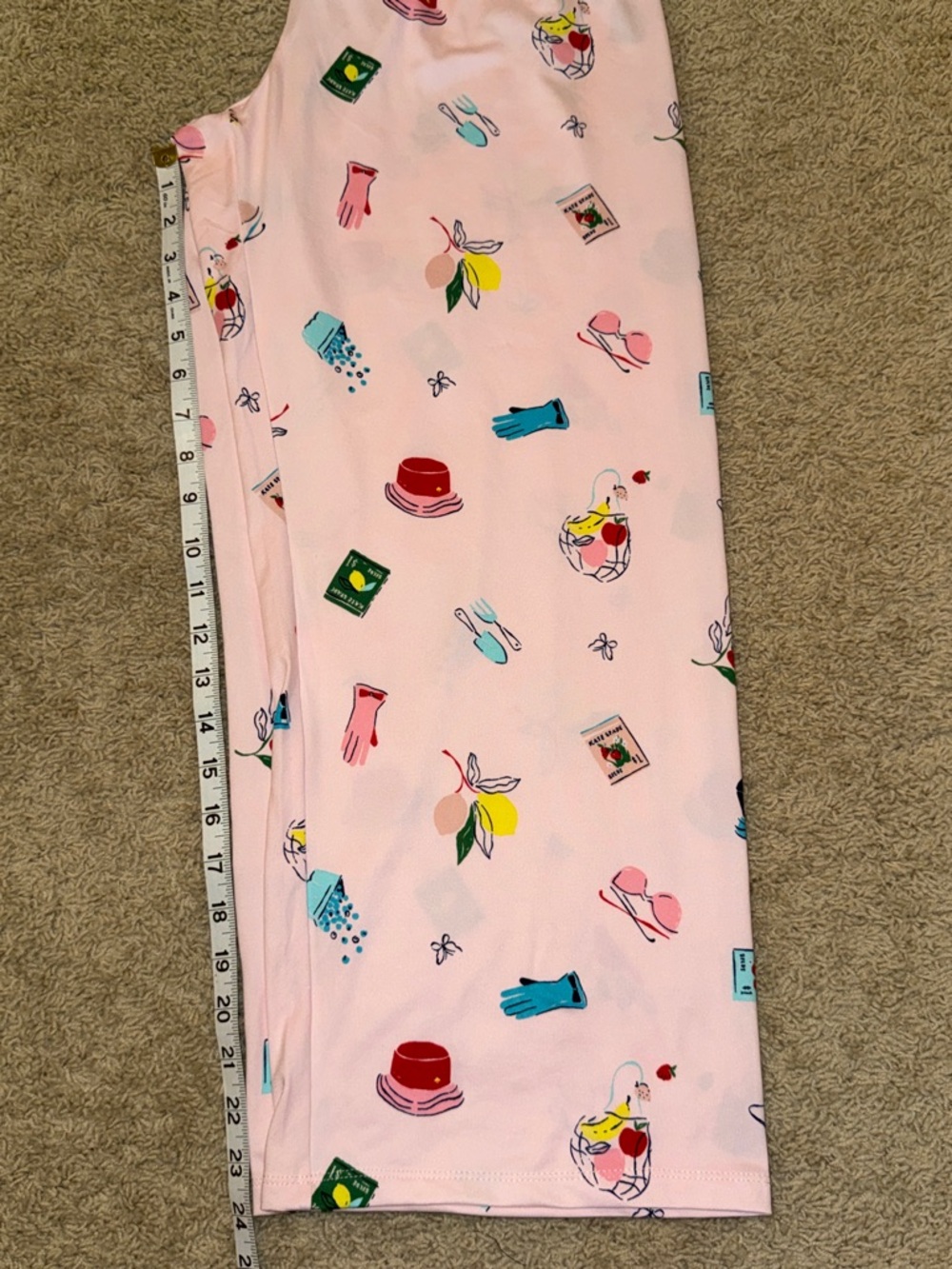 kate spade Light Pink Printed Two-Piece Pajama Set - Picture 9 of 13